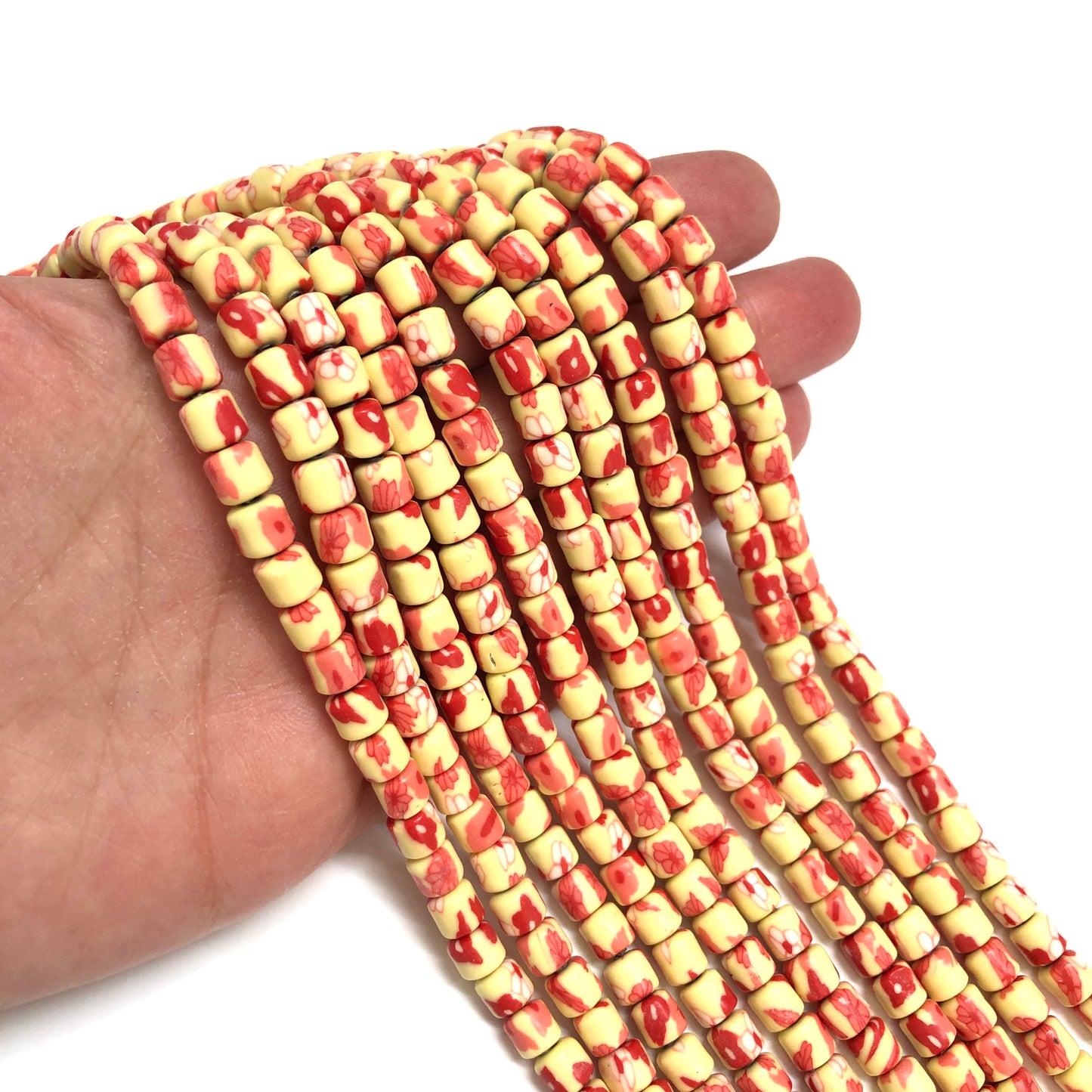 Polymer Clay Desenli Lino Boncuk - 14