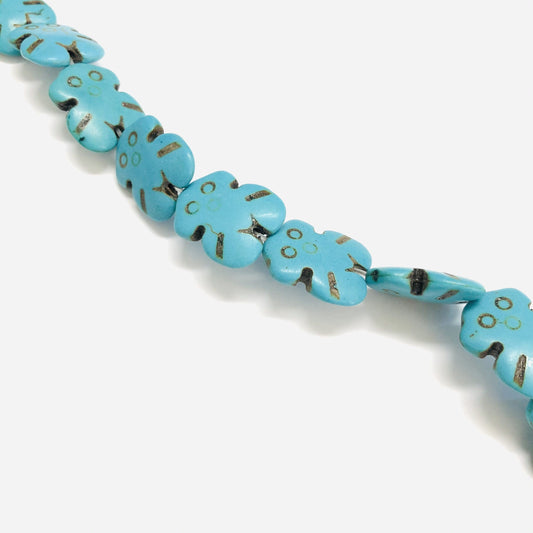 15x18mm Shaped Turquoise Howlite
