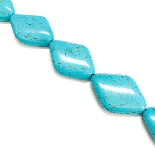 24x34mm Turquoise Howlite