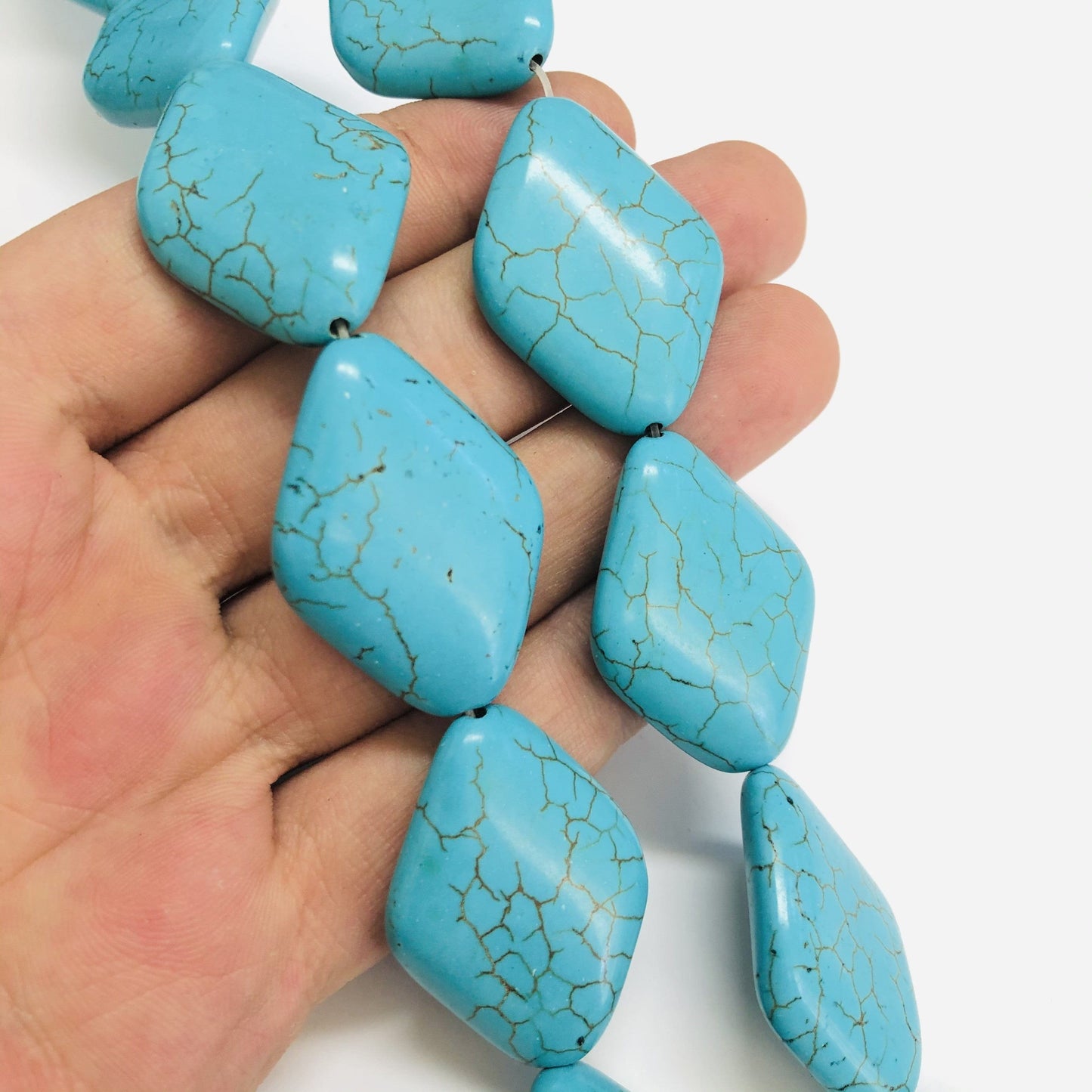 24x34mm Turquoise Howlite