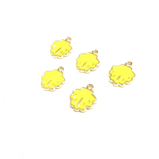 Altın Kaplama Mineli İstiridye Sallantı Aparatı - Neon Sarı