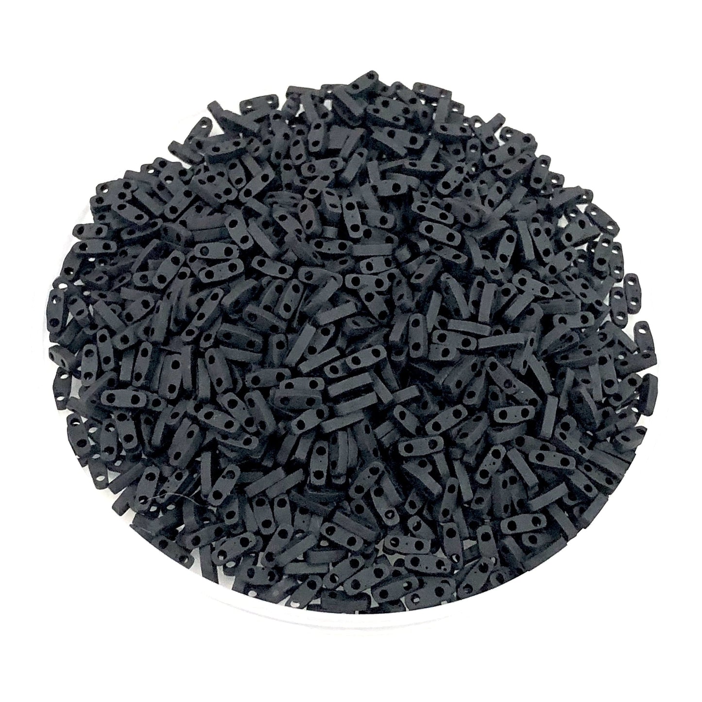Miyuki Beads, Miyuki Quarter Tila QTL-0401F Matted Black