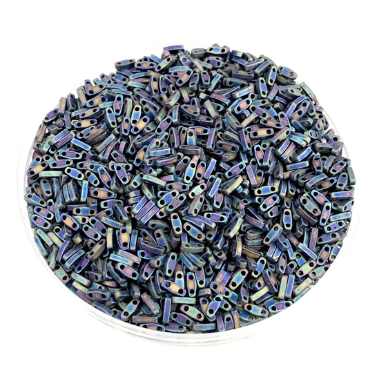 Miyuki Beads, Miyuki Quarter Tila QTL-0401FR Matted Multi Iris