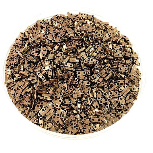 Miyuki Beads, Miyuki Quarter Tila QTL-0457 Metallic Dark Bronze