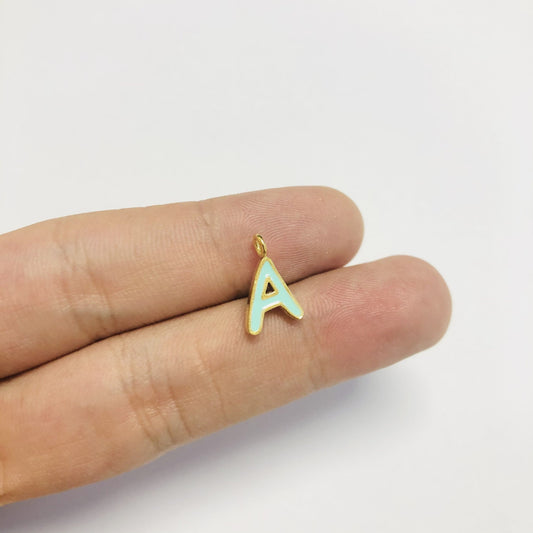 Altın Kaplama Mineli Harf Sallantı Aparatı - Mint