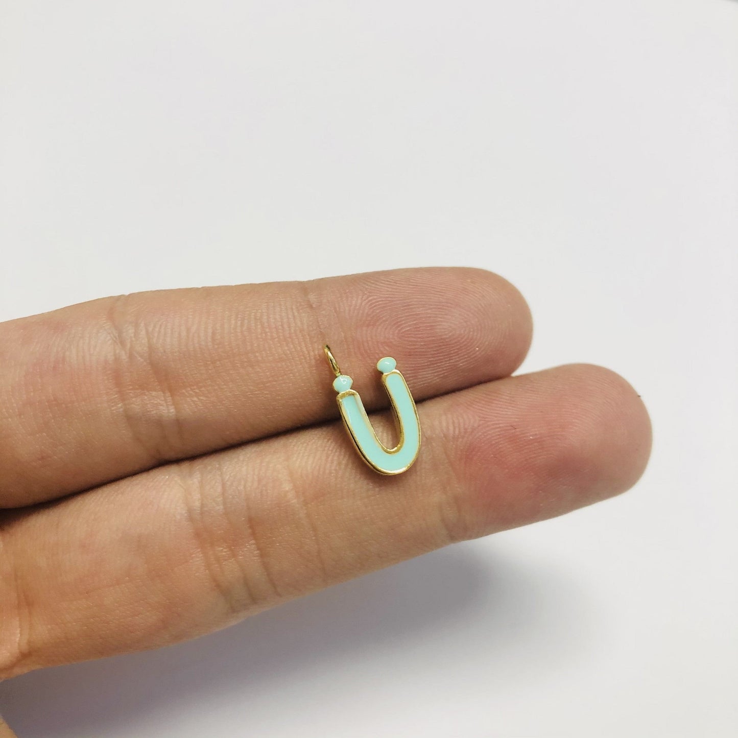 Gold Plated Enamel Letter Shaking Apparatus - Mint