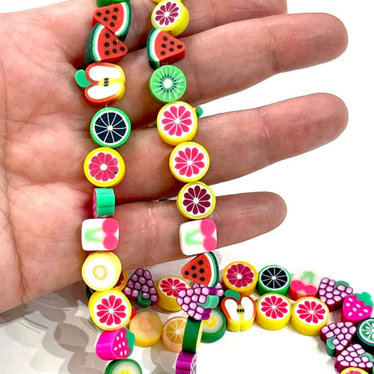 Polymer Clay (Fimo) Karışık Meyve