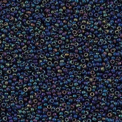 Miyuki Boncuk, MiyukiRoundBeads11/0-0401FR Matted Multi Iris