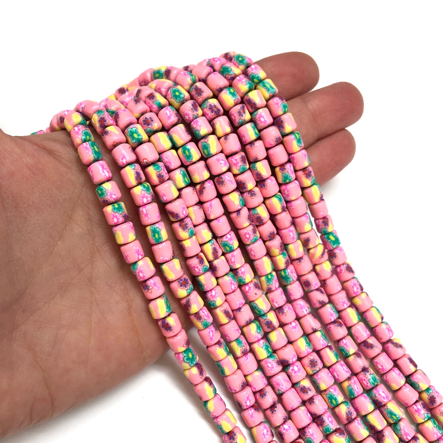 Polymer Clay Desenli Lino Boncuk - 78