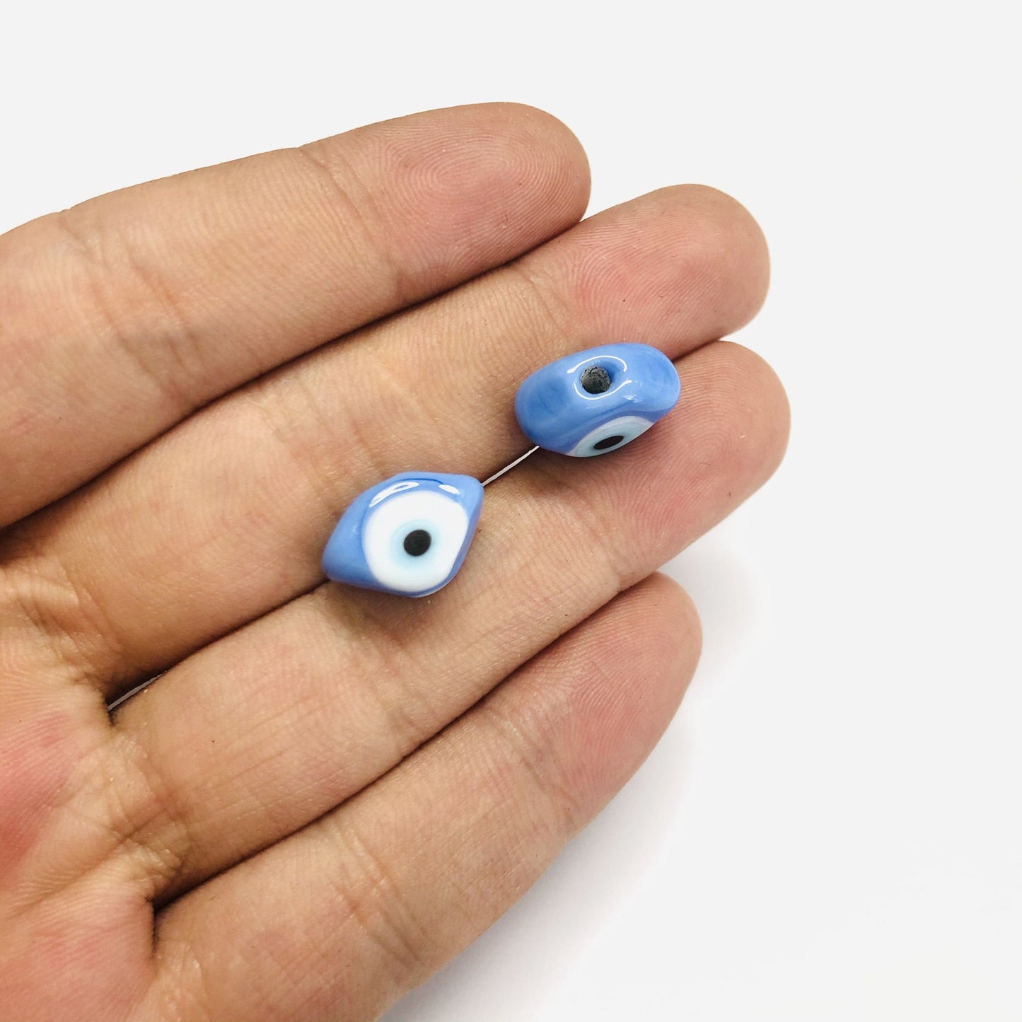 Murano Cam Nazar Göz - Lila