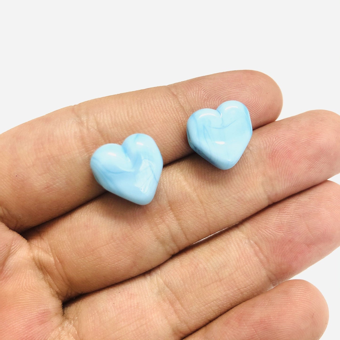 Herz aus Muranoglas - Blau