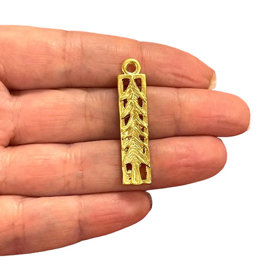 Matte Gold Plated Pendant -17