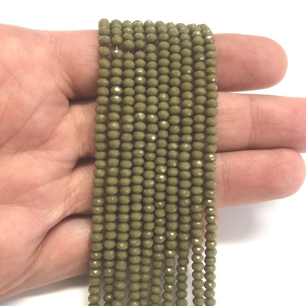 Crystal Bead, Chinese Crystal-3mm-26-Khaki