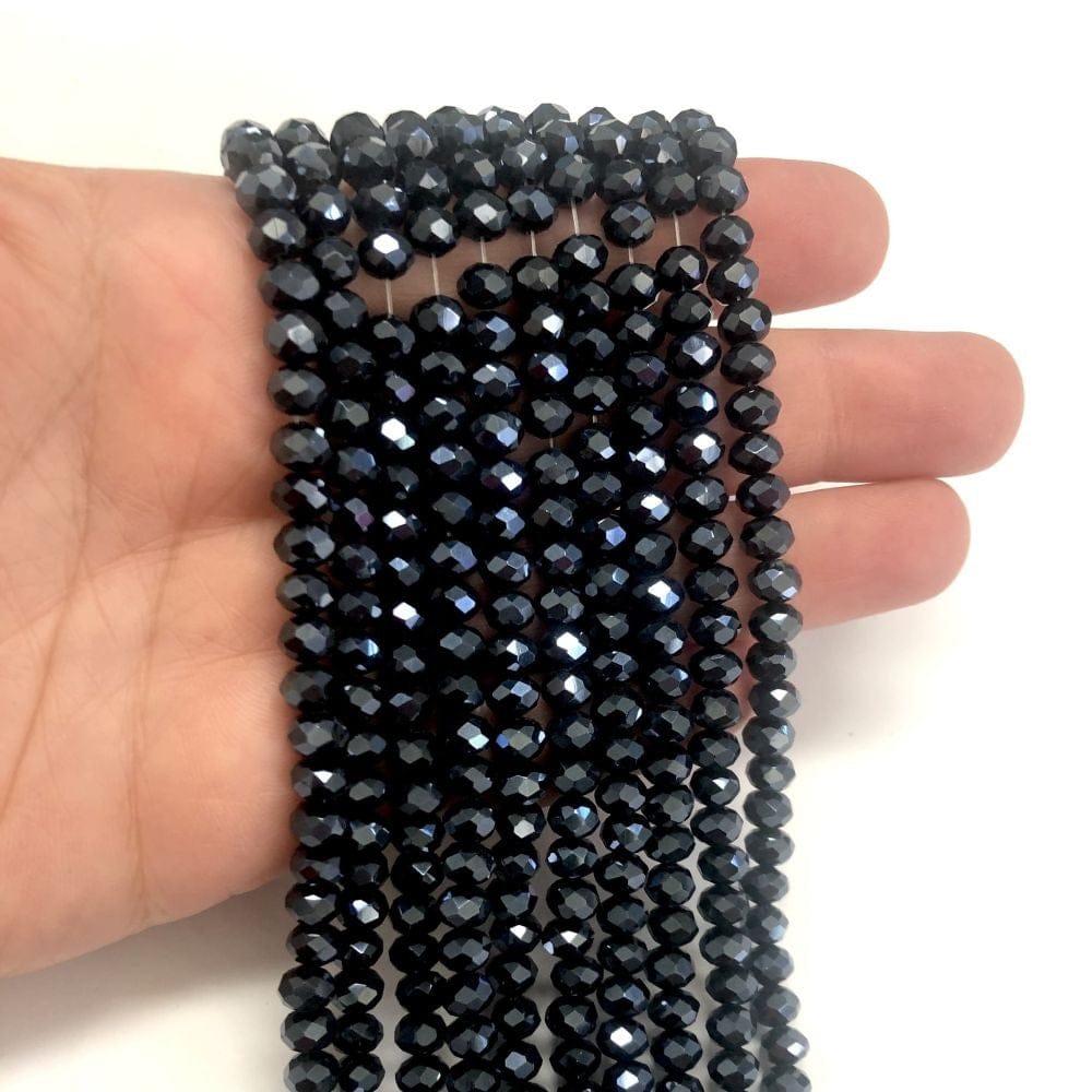 Çin Kristali 6mm - 3 Antrasit - Füme