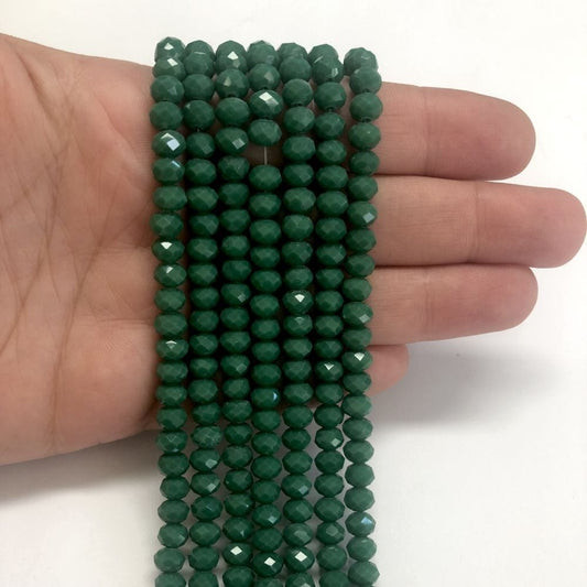 Çin Kristali 6mm - 28 - Yeşil