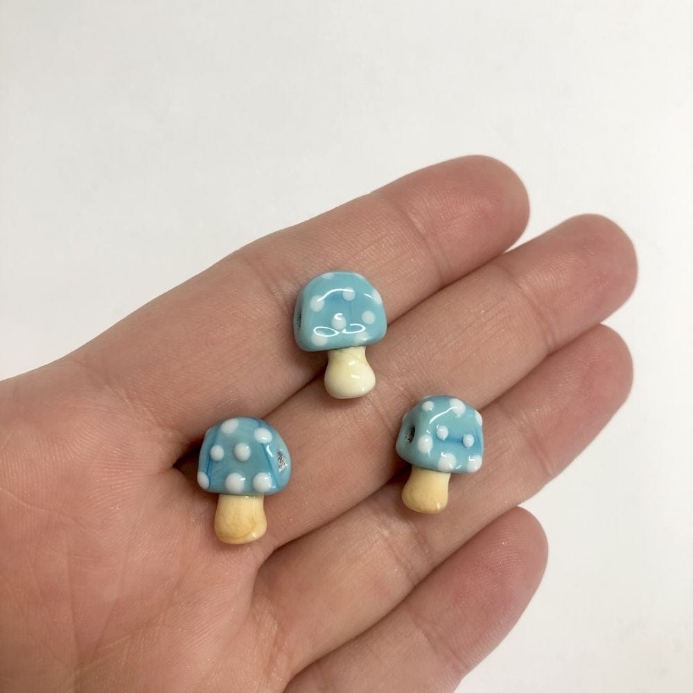 Pilzblaues Muranoglas