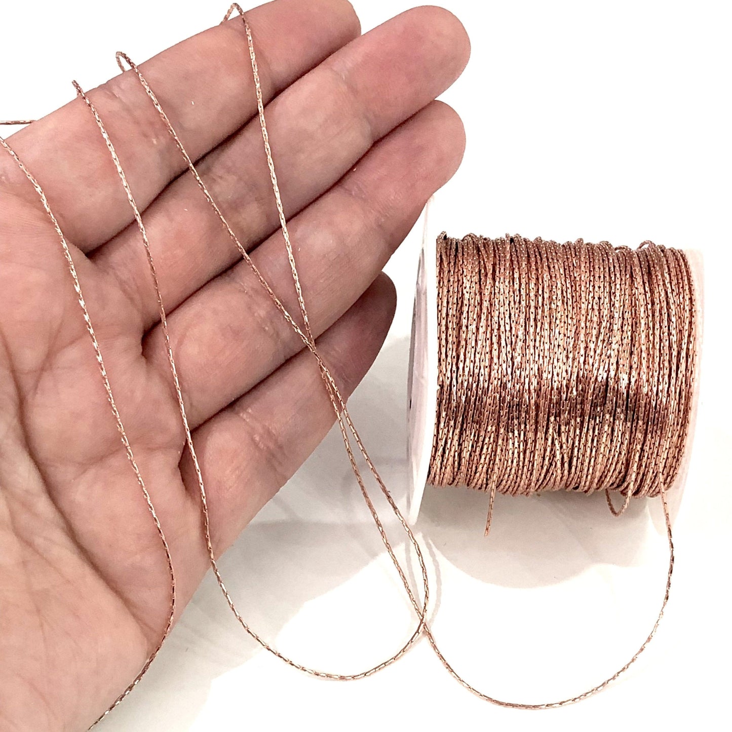 Rose Gold Kaplama Kobra Zincir