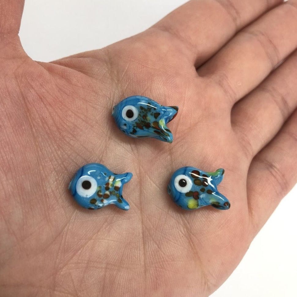 Fisch aus Muranoglas Blau