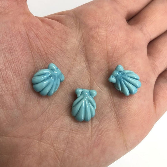 Murano Cam İstiridye Mavi