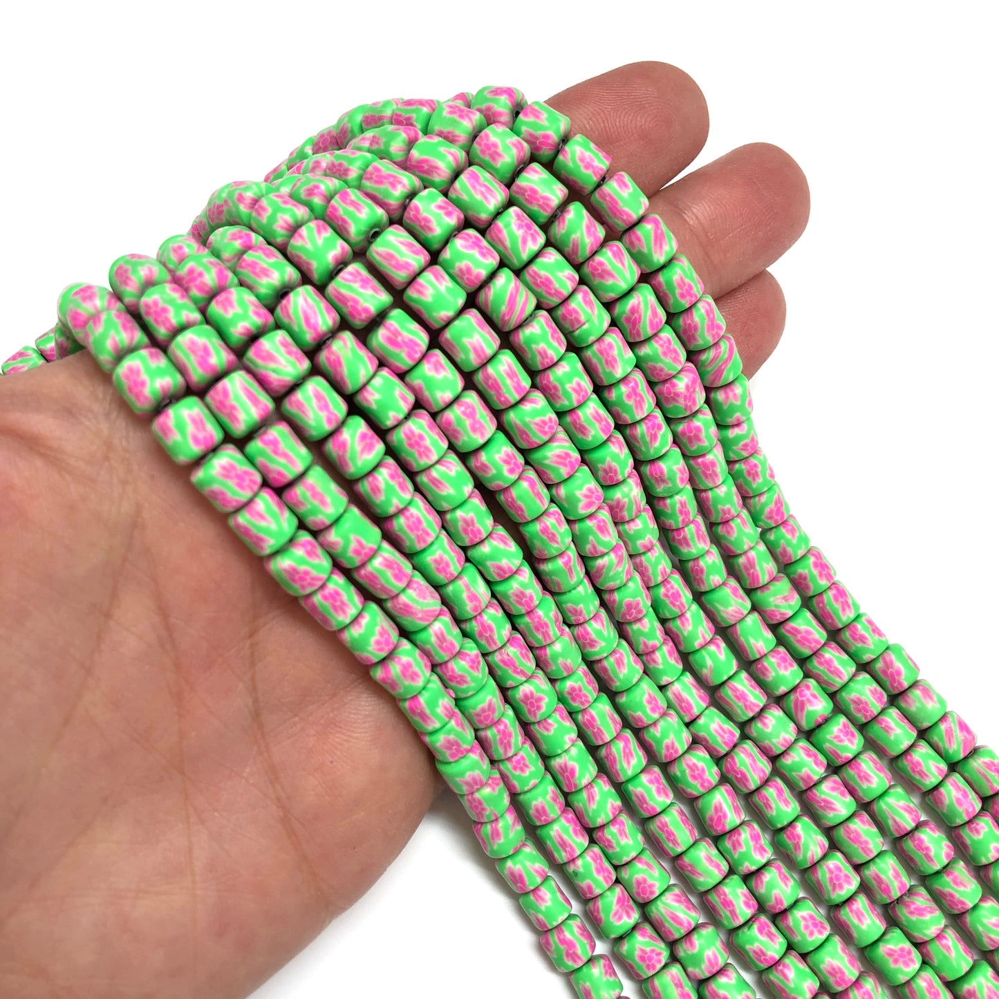 Polymer Clay Desenli Lino Boncuk - 18