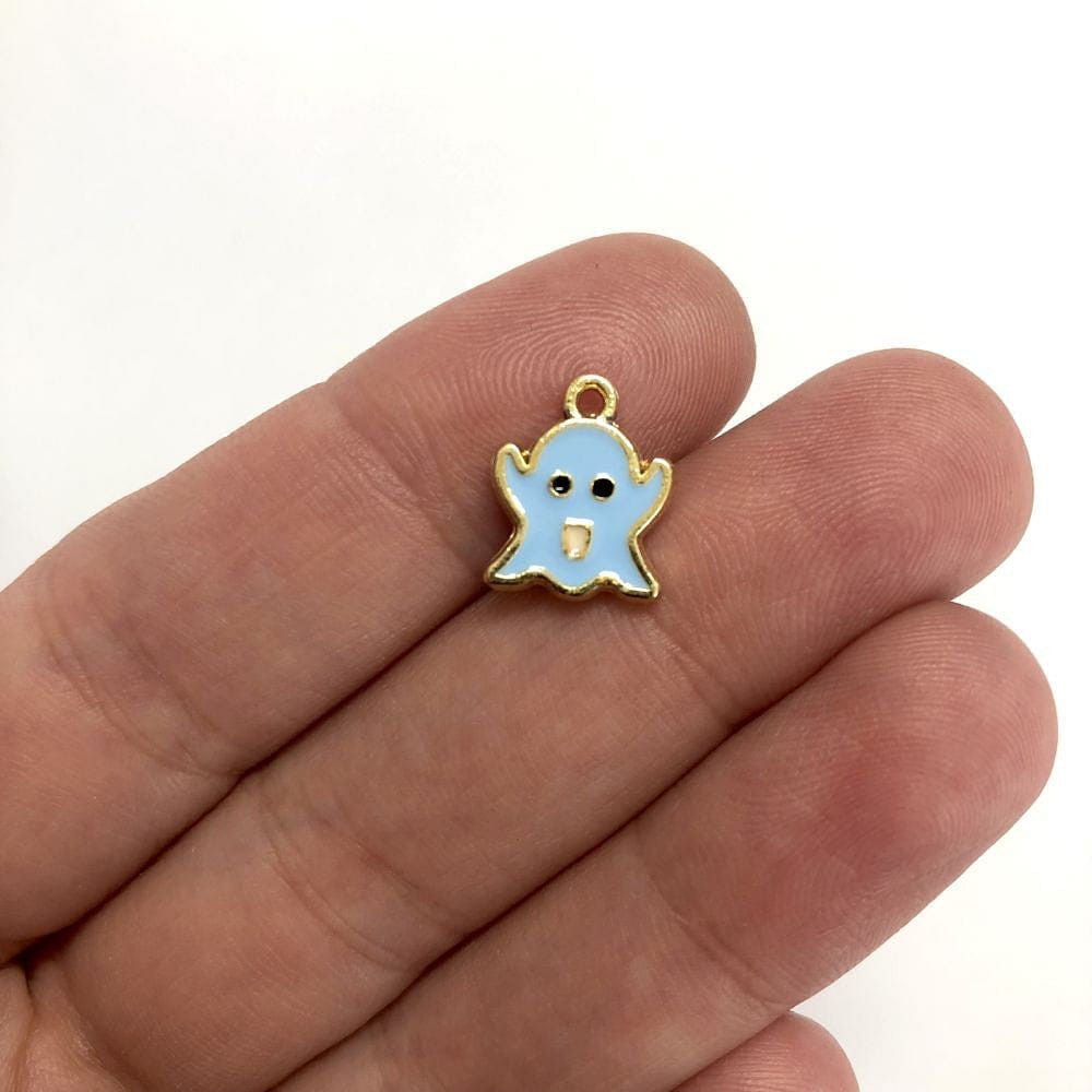 Altın Kaplama Mineli Hayalet Sallantı Aparatı - Mavi