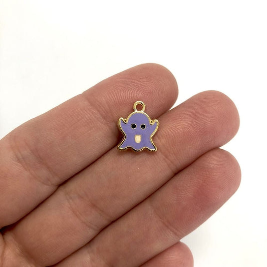 Altın Kaplama Mineli Hayalet Sallantı Aparatı - Mor