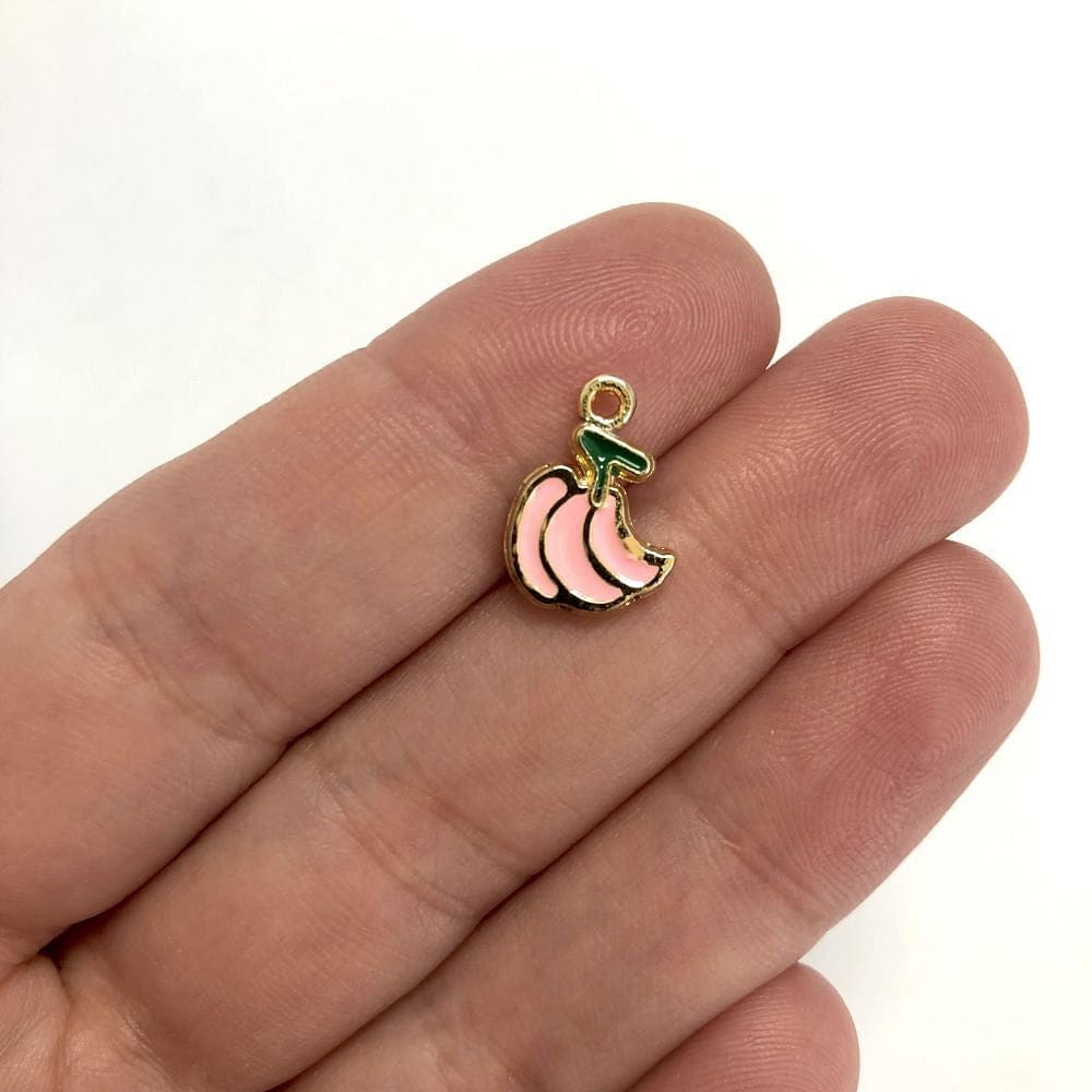 Altın Kaplama Mineli Muz Sallantı Aparatı - Pembe