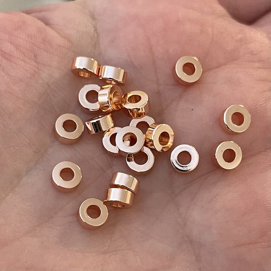 Rose Gold Washer Intermediate Tool 6x3mm