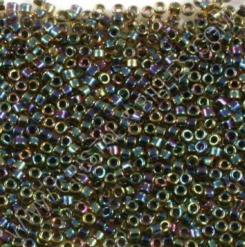 Miyuki Boncuk, Miyuki Delica 11/0 DB0089 Lined Dk Amber AB