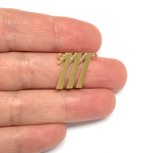 Gold Plated Angel Numbers - 111