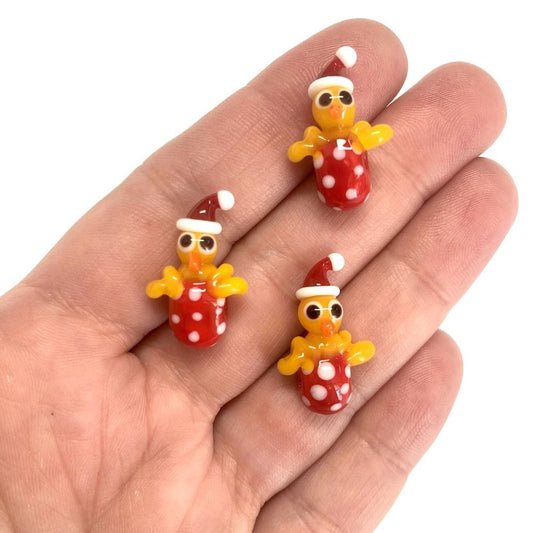 Murano Glass Christmas Chick