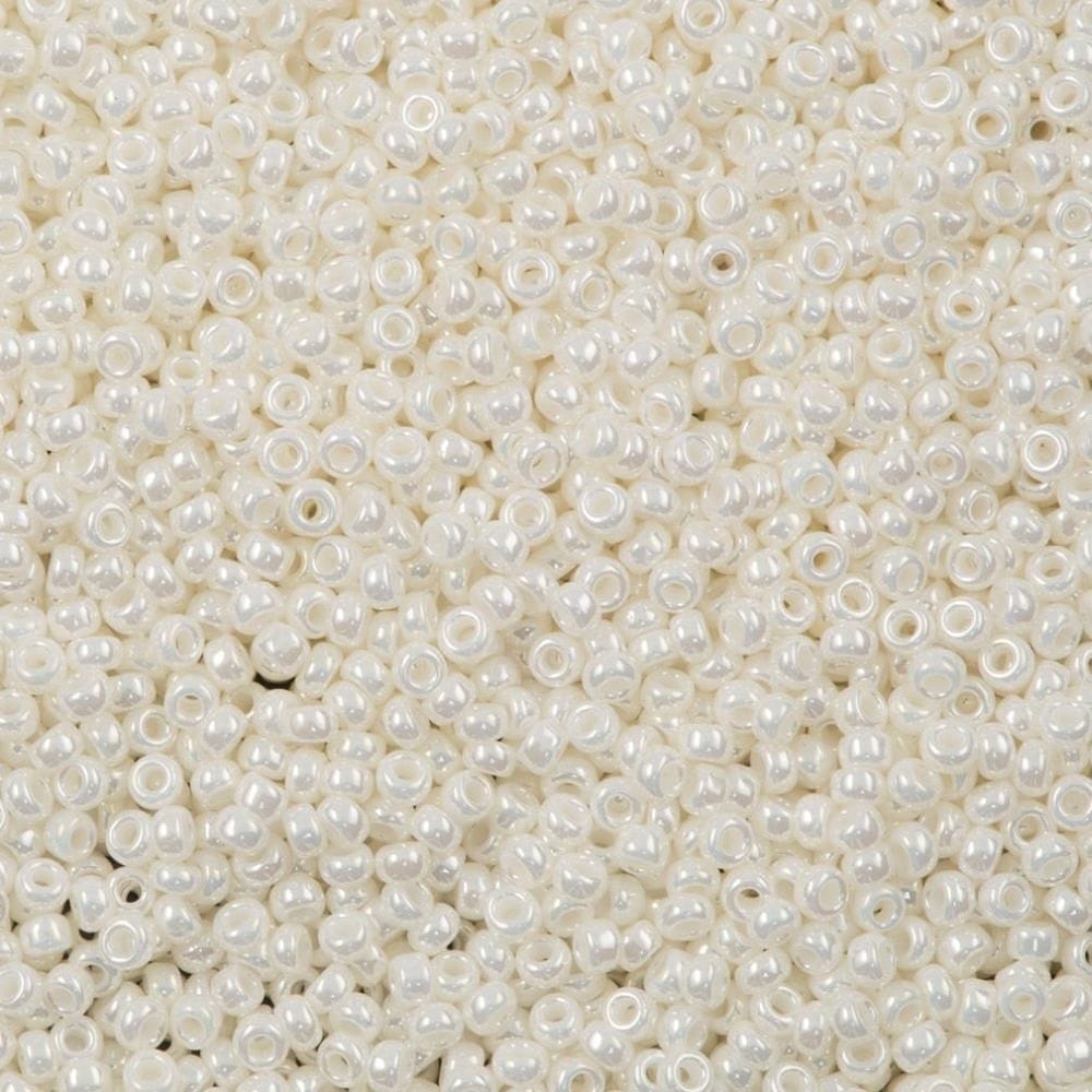 Miyuki Boncuk, MiyukiRoundBeads15/0-0591 Ivory Pearl Ceylon