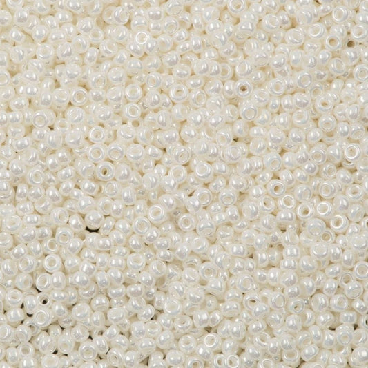 Miyuki Boncuk, MiyukiRoundBeads15/0-0591 Ivory Pearl Ceylon
