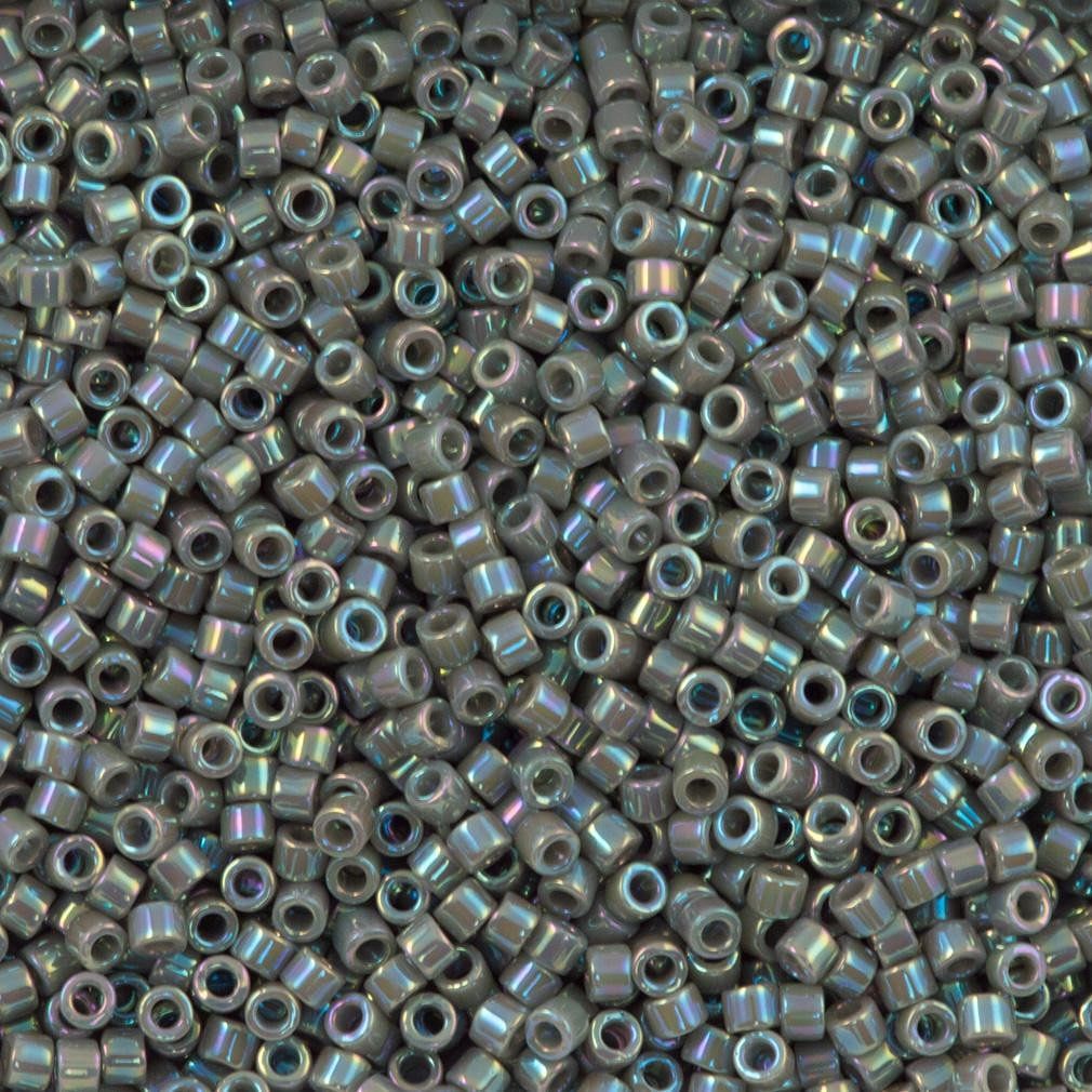 Miyuki Boncuk, Miyuki Delica 11/0 DB0168 Opaque Grey AB