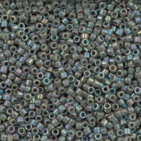 Miyuki Boncuk, Miyuki Delica 11/0 DB0168 Opaque Grey AB