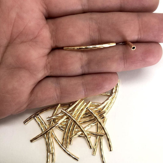 Altın Kaplama Burgulu Boru Ara Aparat 30x2mm