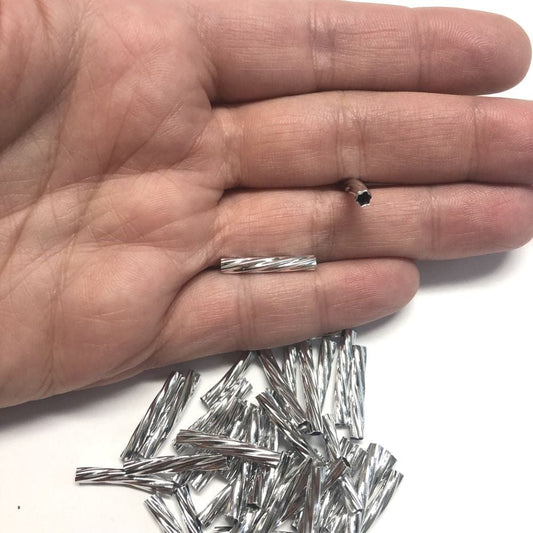 Rodyum Kaplama Burgulu Boru Ara Aparat 20x3mm