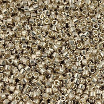 Miyuki Boncuk, Miyuki Delica 11/0 DB0035 Galvanized Silver