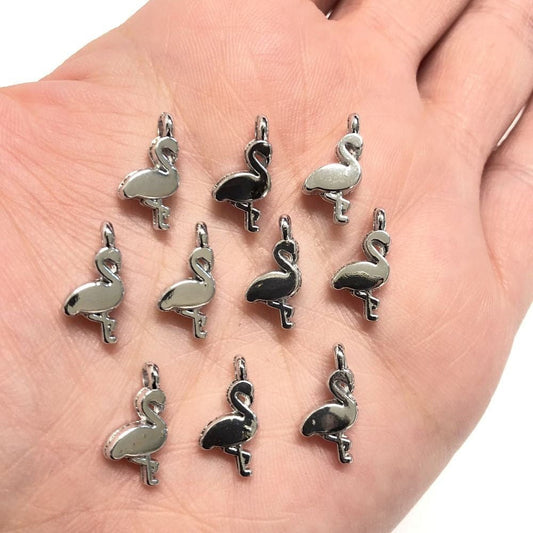 Rodyum Kaplama Flamingo Sallantı Aparatı