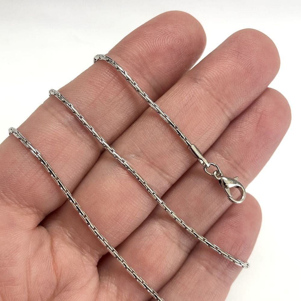 Rodyum Kaplama Hazır Kolye Zincir - 2