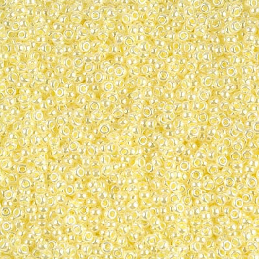 Miyuki Boncuk, MiyukiRoundBeads15/0-0514 - Lt.Yellow Ceylon