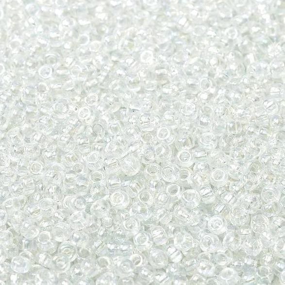 Miyuki Beads, MiyukiRoundBeads15/0-0250 - Crystal AB