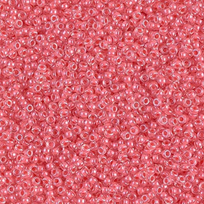 Miyuki Boncuk, MiyukiRoundBeads15/0-0204 - Coral Lined Crystal