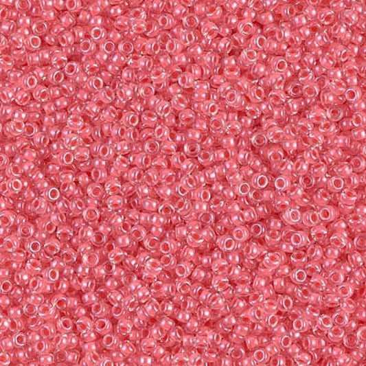 Miyuki Boncuk, MiyukiRoundBeads15/0-0204 - Coral Lined Crystal