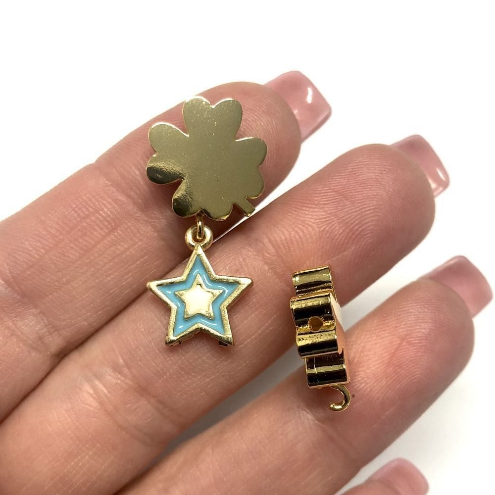 Vergoldeter Klee-Abstandshalter