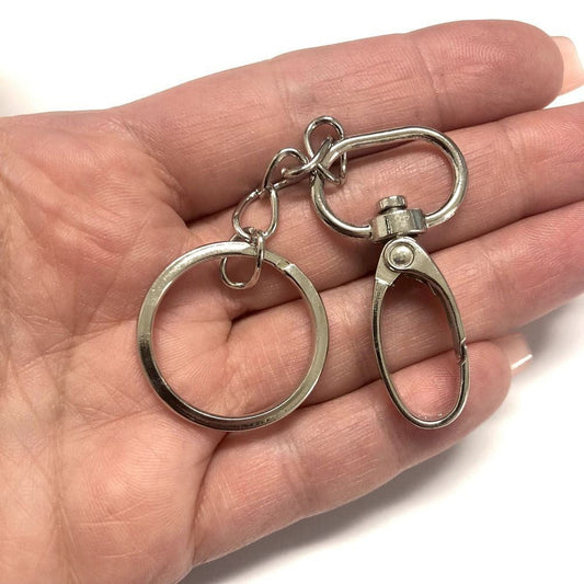 45mm Rodyum Kaplama Anahtarlık - 1