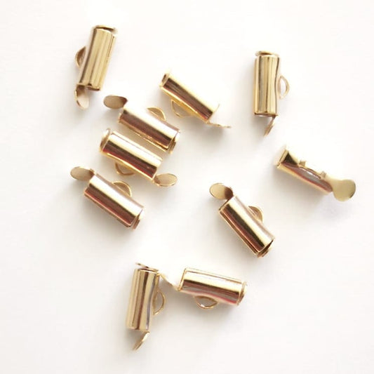 Gold Plated Sliding Cornice Closure 10 mm