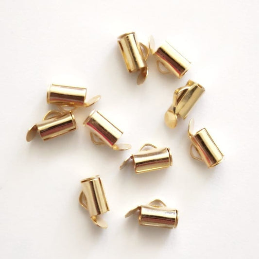 Gold Plated Sliding Cornice Closure 8 mm