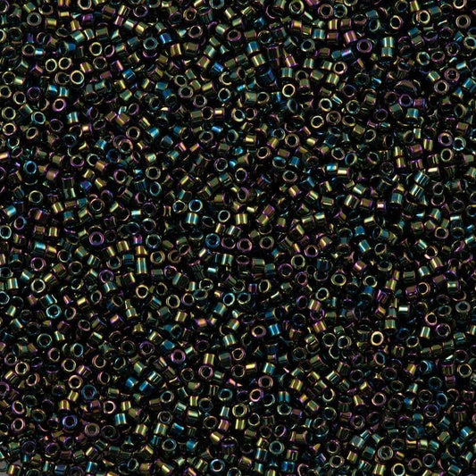 Miyuki Boncuk-Miyuki Delica 11/0 DB0003 Metallic Forest Green Iris