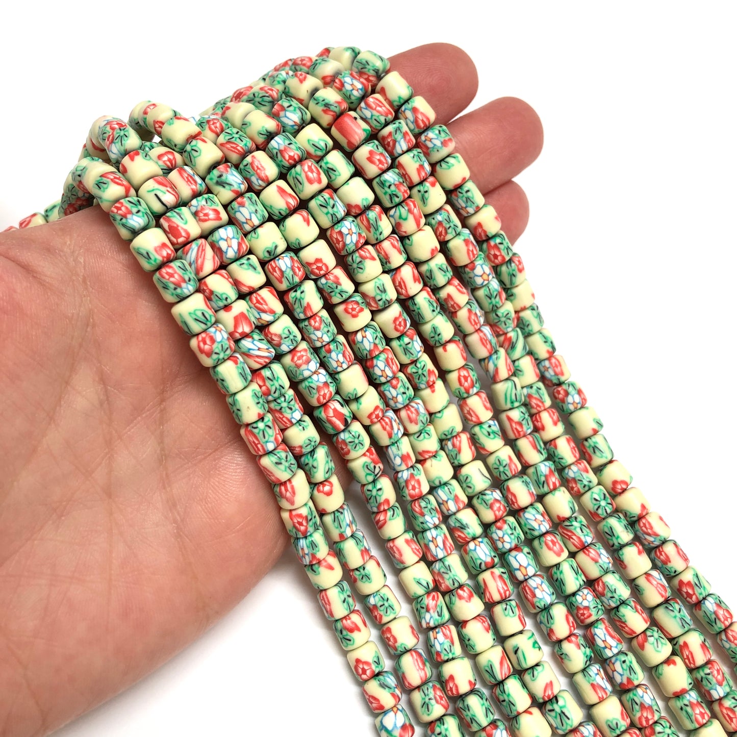 Polymer Clay Desenli Lino Boncuk - 2